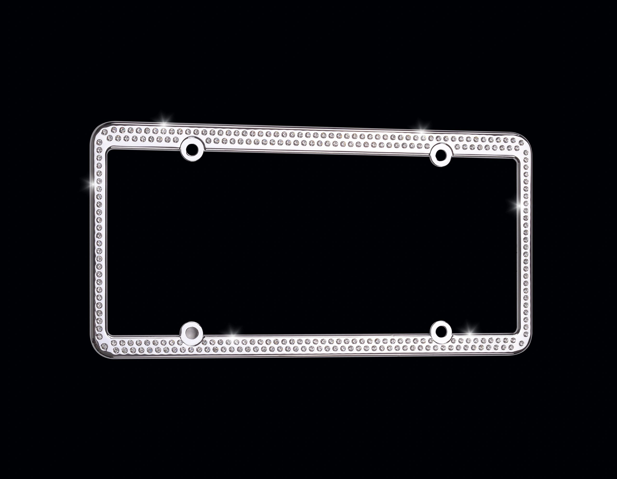 【DAD正規品】 LUXURY CRYSTAL LICENSE FRAME License Plate Frames - License2Bling